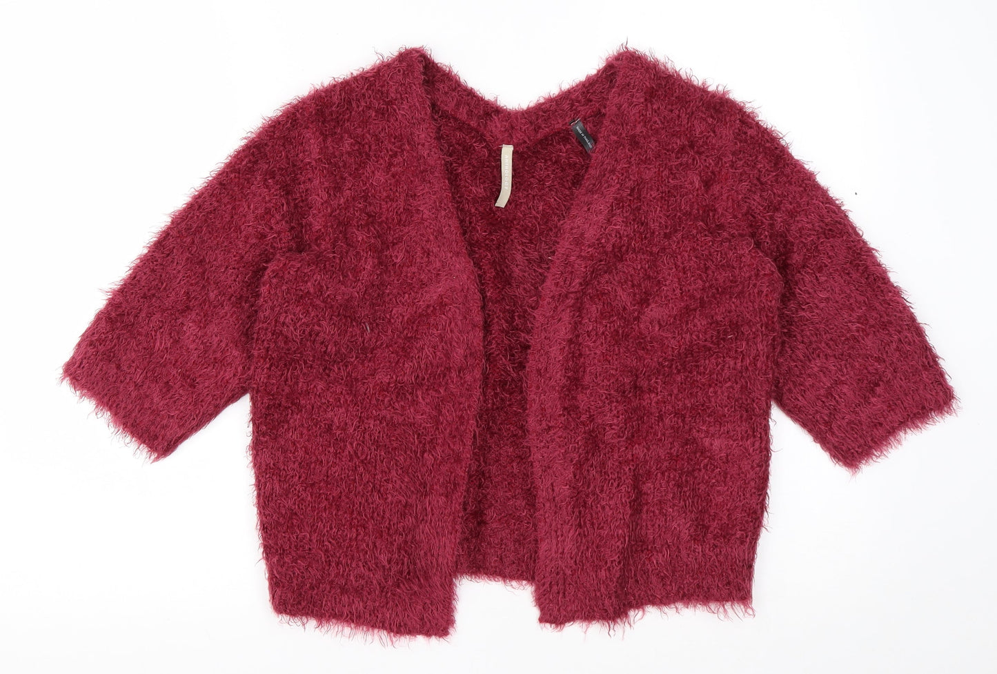 Anthology Womens Pink Round Neck Acrylic Cardigan Jumper Size 14