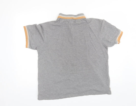 Pierre Cardin Mens Grey  Cotton  Polo Size M Collared