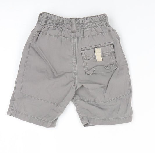 Timberland Boys Grey Cotton Cargo Trousers Size 12 Months