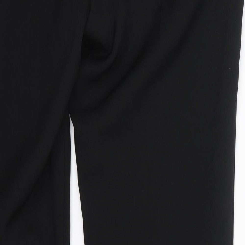 MK one Womens Black Polyester Dress Pants Trousers Size 10 L28 in Regular
