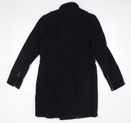 Autograph Womens Blue Overcoat Coat Size 10
