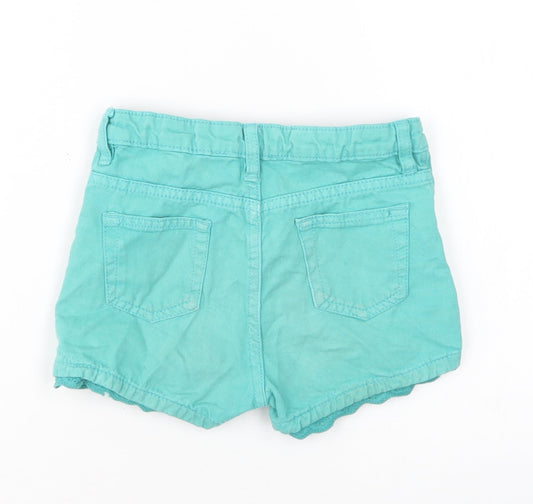 John Lewis Girls Green Cotton Bermuda Shorts Size 5 Years Regular