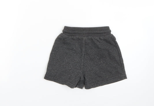 George Boys Grey Cotton Sweatpants Trousers Size 12-18 Months