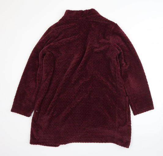 Nutmeg Girls Red Polyester Robe Size M