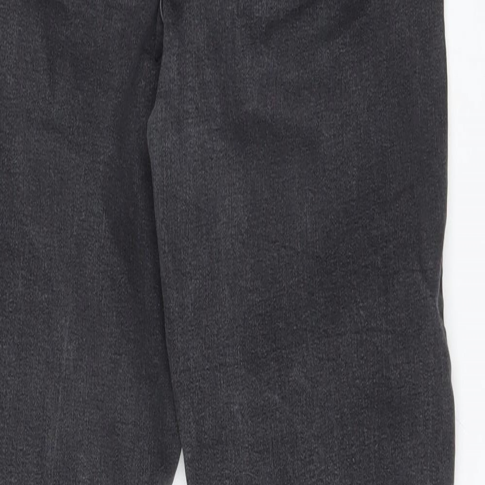 DENIM CO Womens Black Cotton Skinny Jeans Size 12 L27 in Regular