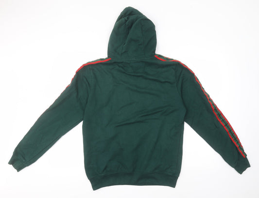 Soul Star Mens Green Pullover Hoodie Size S