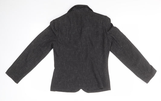 Papaya Womens Grey Herringbone Jacket Size 12