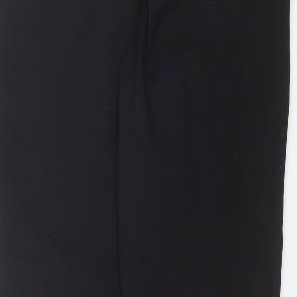 NEXT Womens Black Cotton Dress Pants Trousers Size 6 L26 in Regular