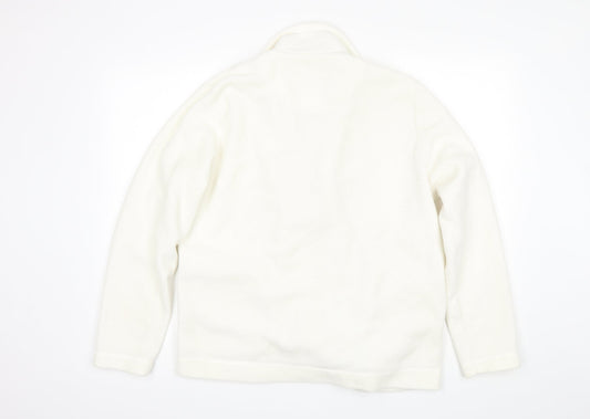 akal sport Womens White Jacket Size M
