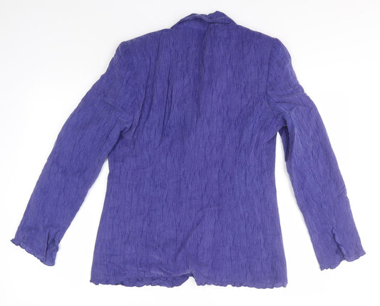 Chianti Womens Blue Jacket Size 12