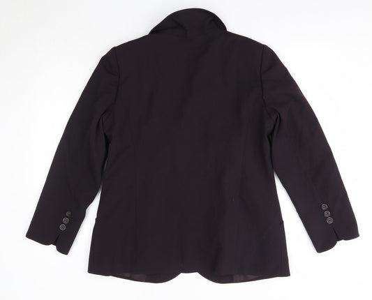 Penny Plain Womens Purple Jacket Blazer Size 14