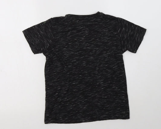 Matalan Boys Grey Polyester Basic Polo Size 10 Years Crew Neck - WIFI