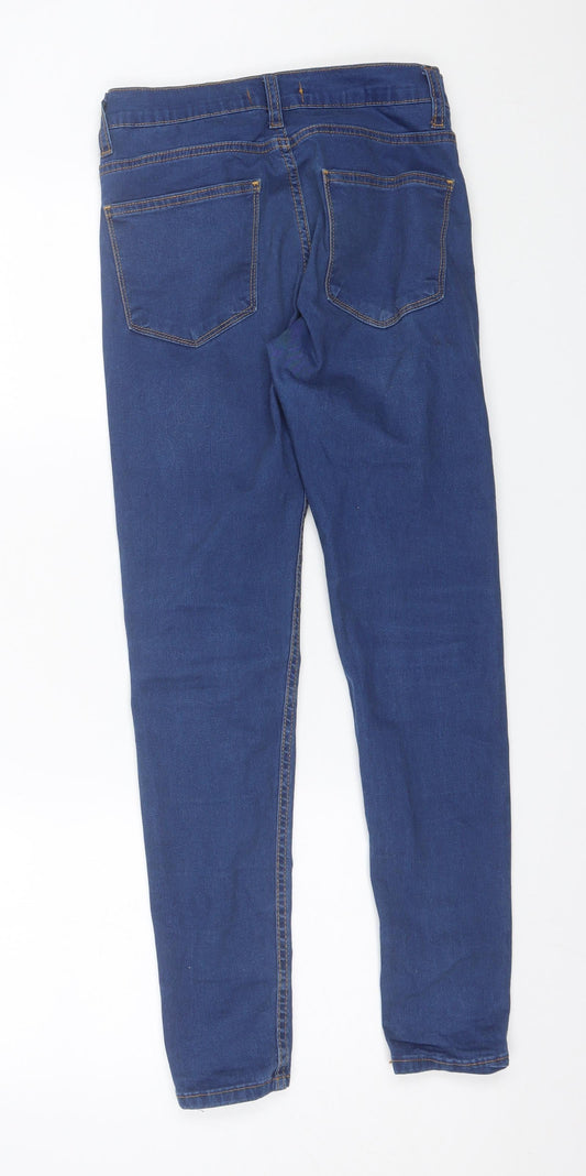 LEV Jeans Womens Blue Cotton Skinny Jeans Size 10 L27 in Regular
