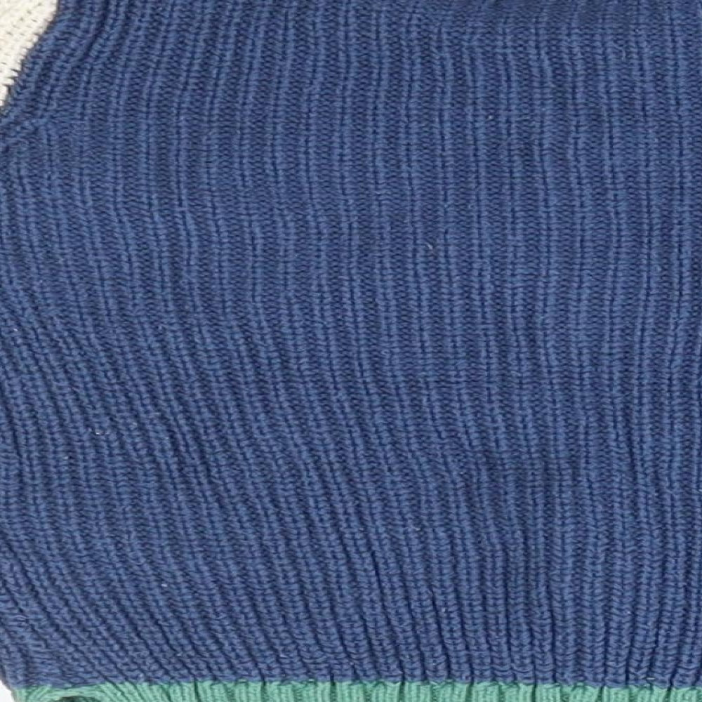 M&S Baby Multicoloured 100% Cotton Pullover Jumper Size 9-12 Months