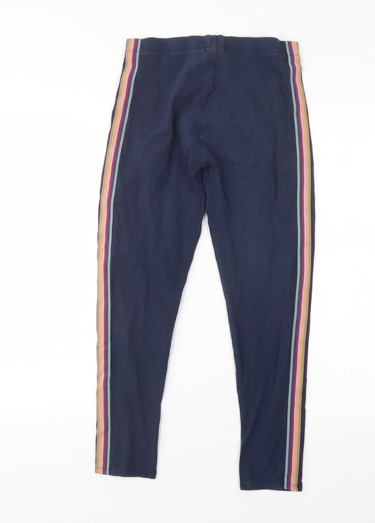 NEXT Girls Multicoloured Cotton Sweatpants Trousers Size 14 Years Extra-Slim