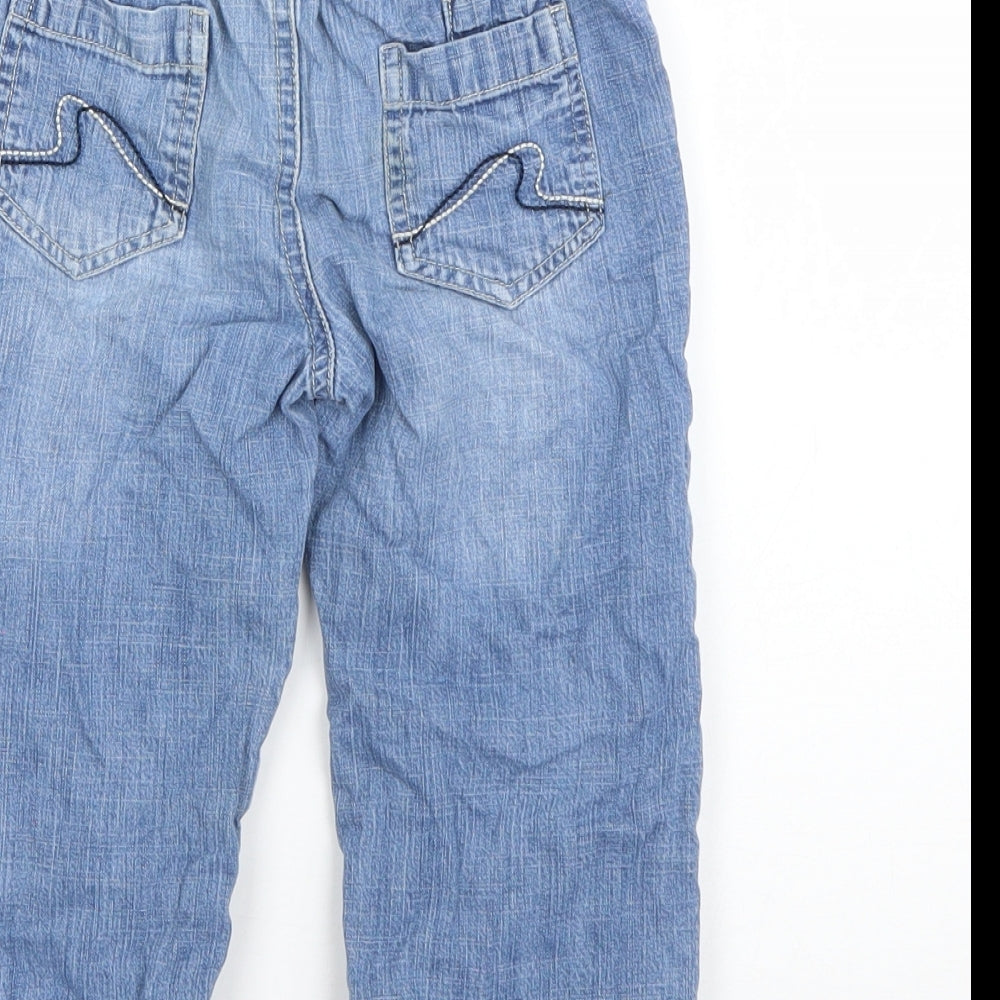TU Baby Blue Cotton Jeans Size 18-24 Months - baby bear