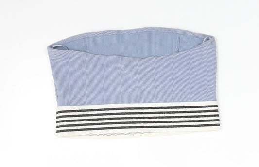 Topshop Womens Blue Cotton Basic T-Shirt Size 10