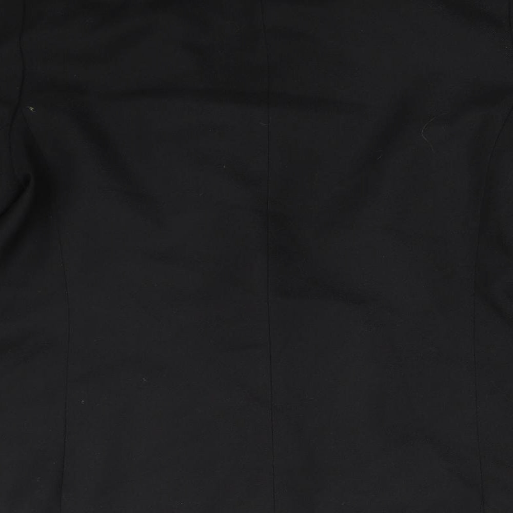 Debenhams Womens Black Polyester Jacket Suit Jacket Size 14