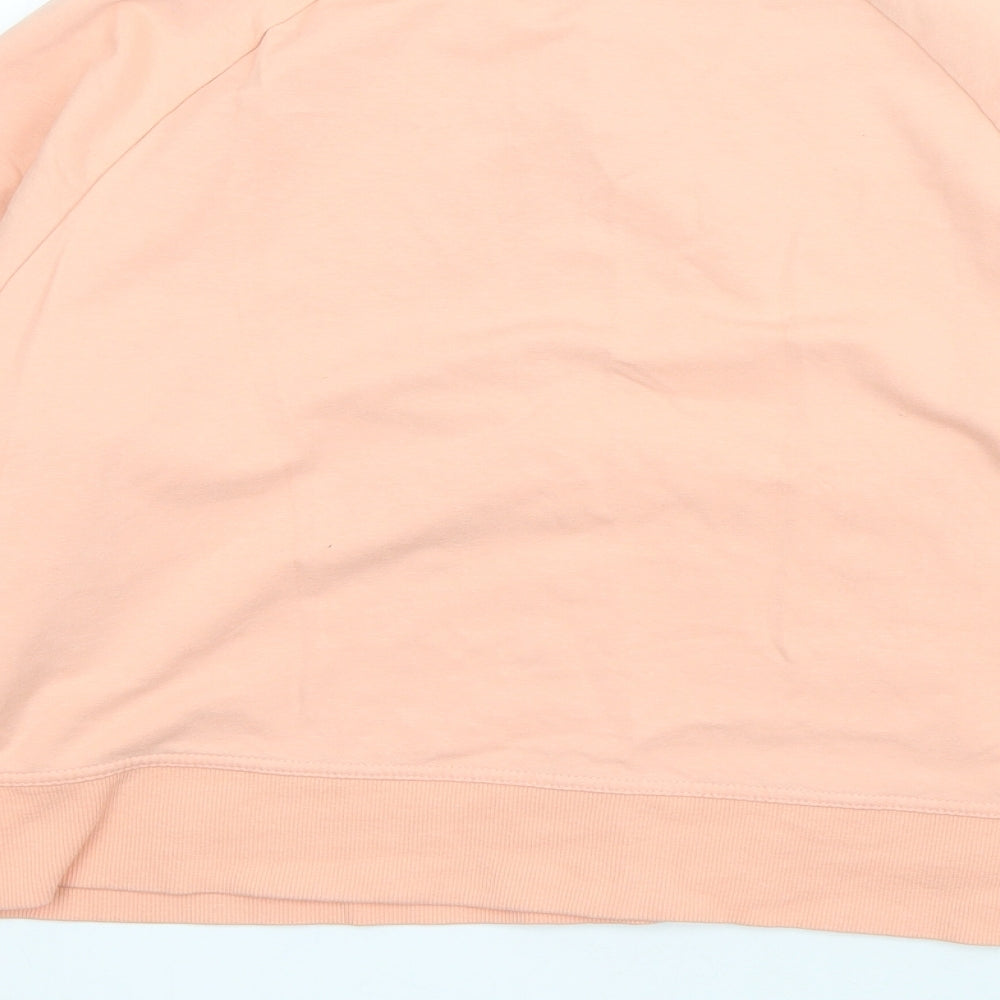 Lonsdale Womens Pink Round Neck Polyester Pullover Jumper Size 18