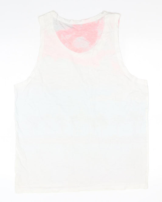 Blue Inc Womens Multicoloured Polyester Basic Tank Size L Round Neck - Los Angeles