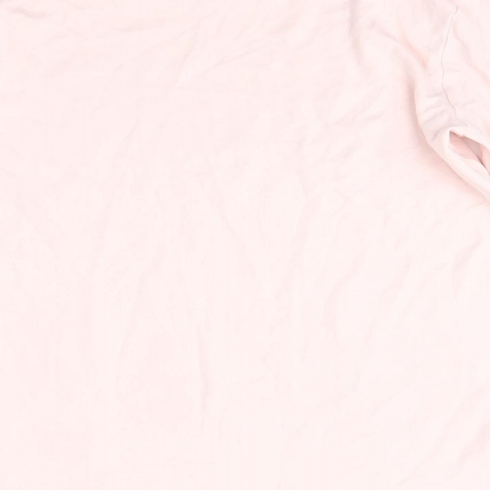 George Girls Pink Cotton Basic Casual Size 13-14 Years Round Neck - Pudsey Blush
