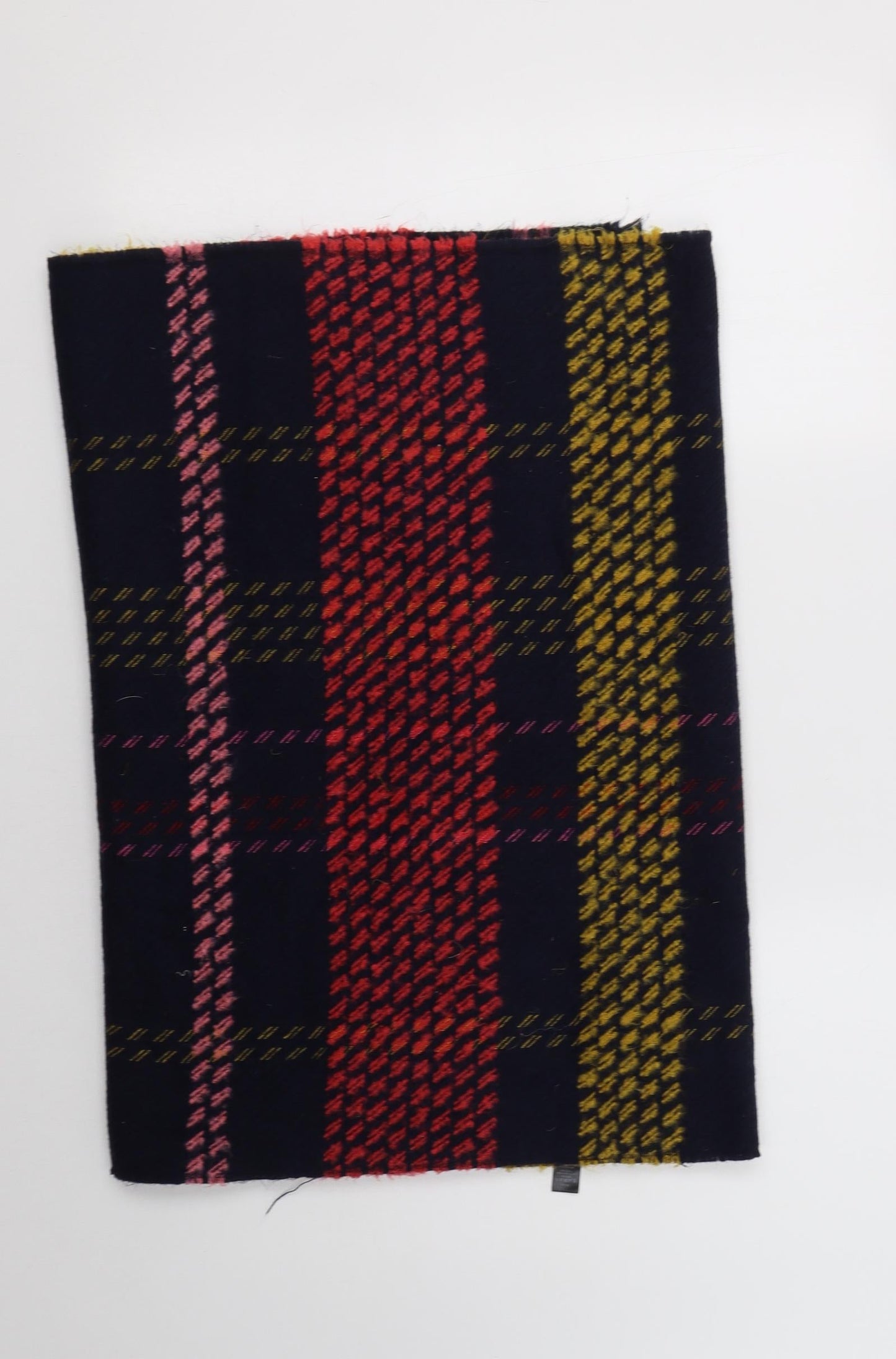 George Womens Multicoloured Check Acrylic Shawl/Wrap