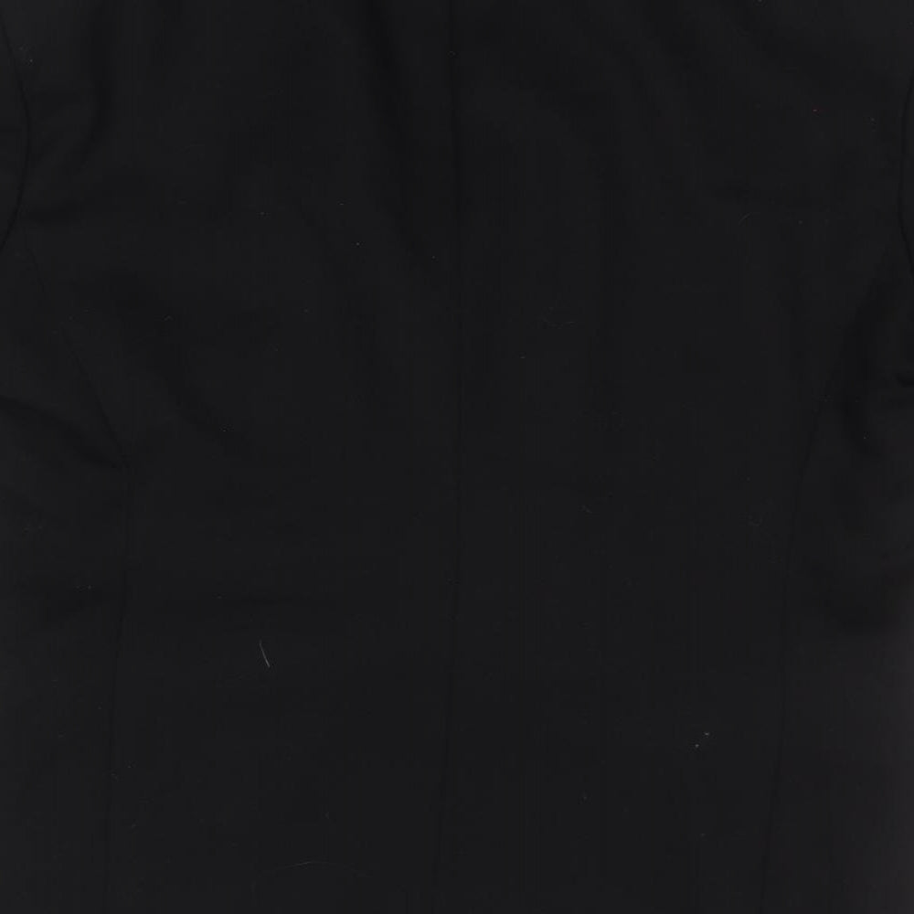 Preworn Womens Black Overcoat Coat