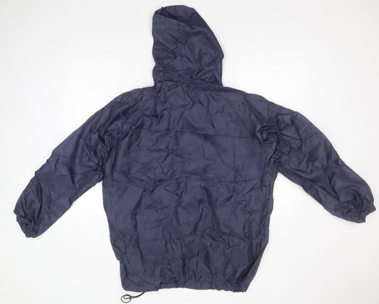 Outdoor Mens Blue Rain Coat Coat Size S