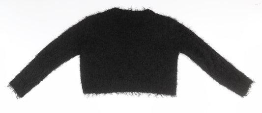 Select Womens Brown Round Neck Polyester Pullover Jumper Size 14