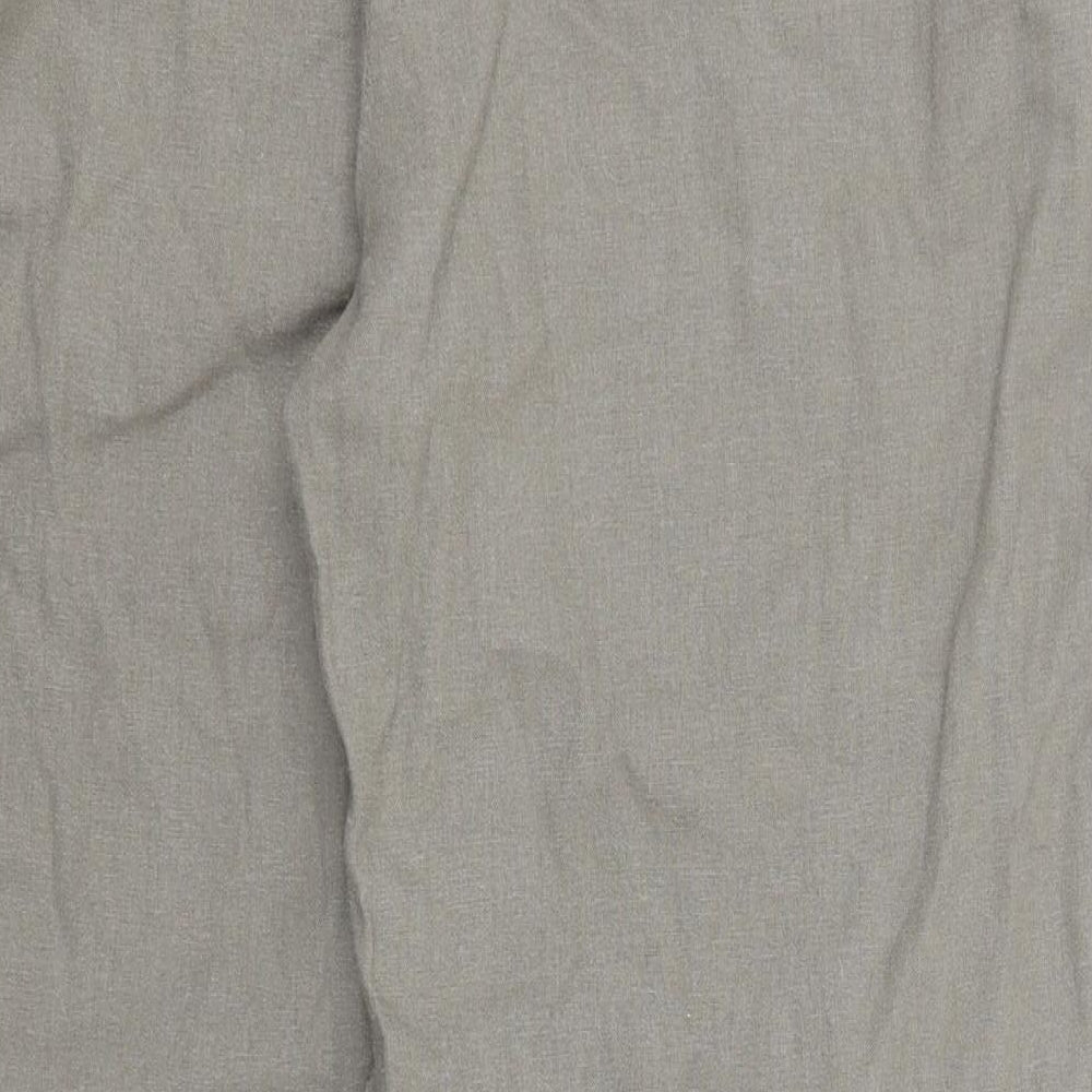 BHS Womens Beige Linen Trousers Size 20 L29 in Regular