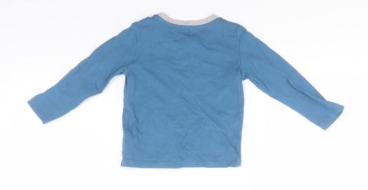 TU Baby Blue Cotton Pullover Jumper Size 12-18 Months