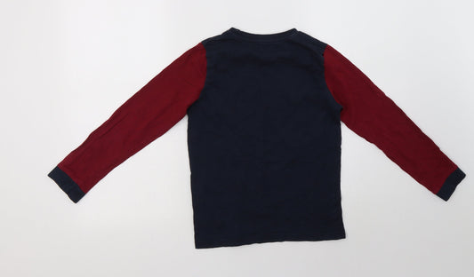 Nutmeg Girls Blue Colourblock Cotton Top Pyjama Top Size 9-10 Years - Harry Potter