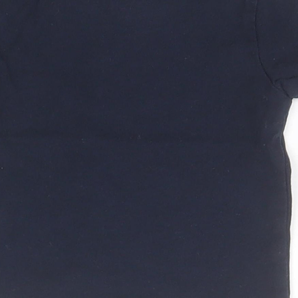 Peacocks Boys Black Cotton Basic T-Shirt Size 0-3 Months Round Neck - Cool Little Dino