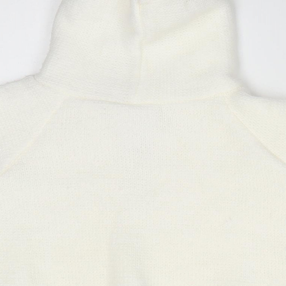 Nursery Time Girls Ivory Acrylic Cardigan Jumper Size 0-3 Months Button