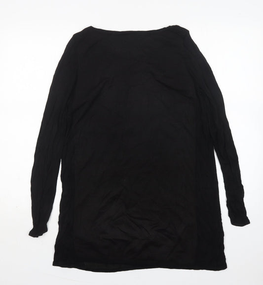 M&S Womens Multicoloured Round Neck Acrylic Pullover Jumper Size 12
