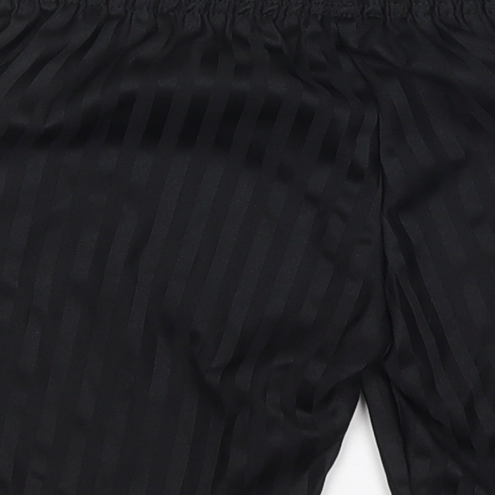 George Boys Black Polyester Sweat Shorts Size 7-8 Years Regular