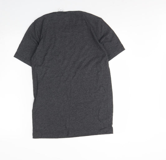 Canvas Womens Grey Cotton Basic T-Shirt Size S Round Neck - Maid of honour