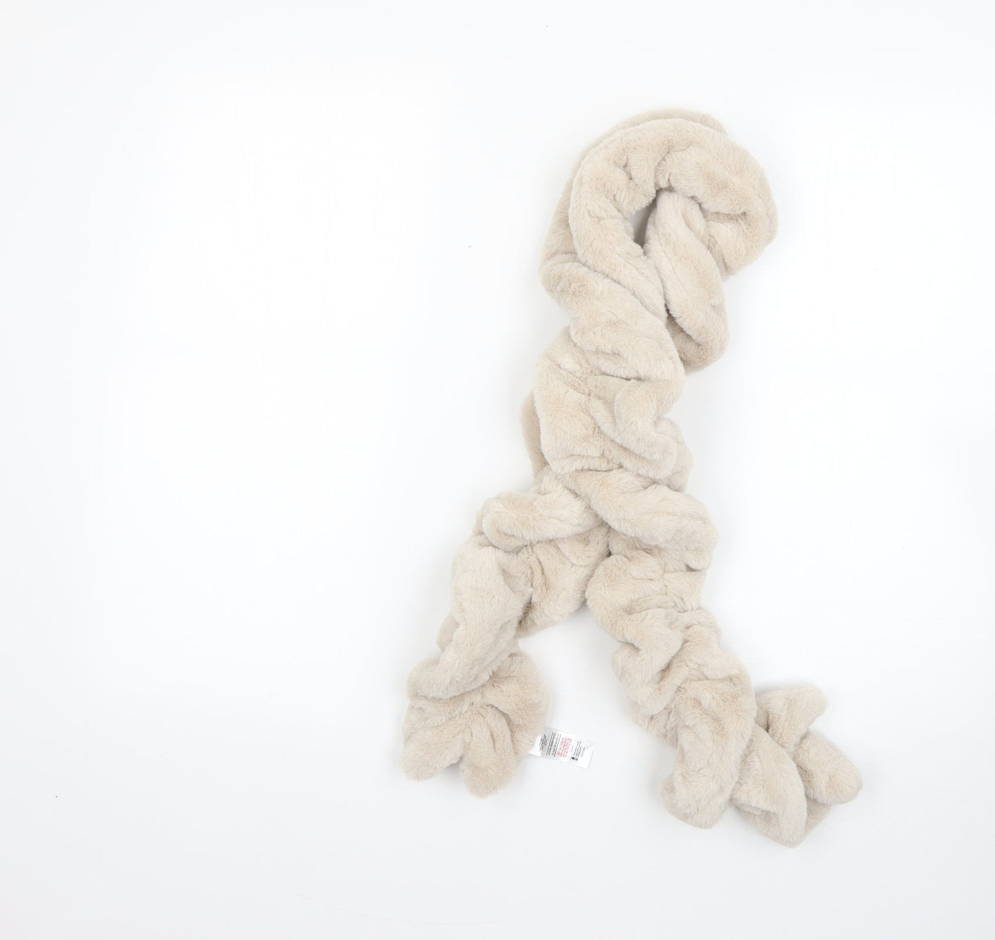 F&F Womens Beige Polyester Scarf