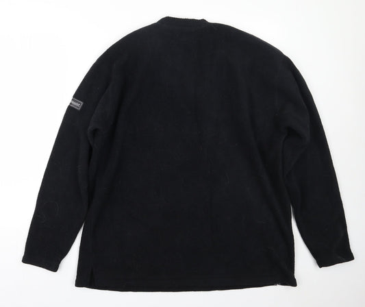 Highpoint Mens Black Polyester Pullover Sweatshirt Size L