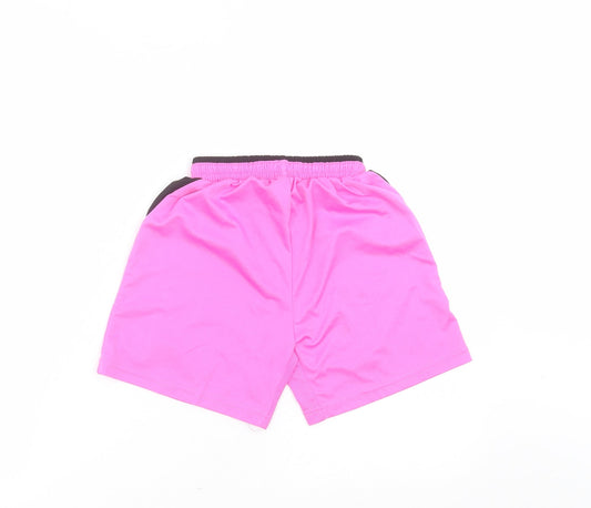 gedo Womens Pink Polyester Athletic Shorts L3 in Regular - 3xs