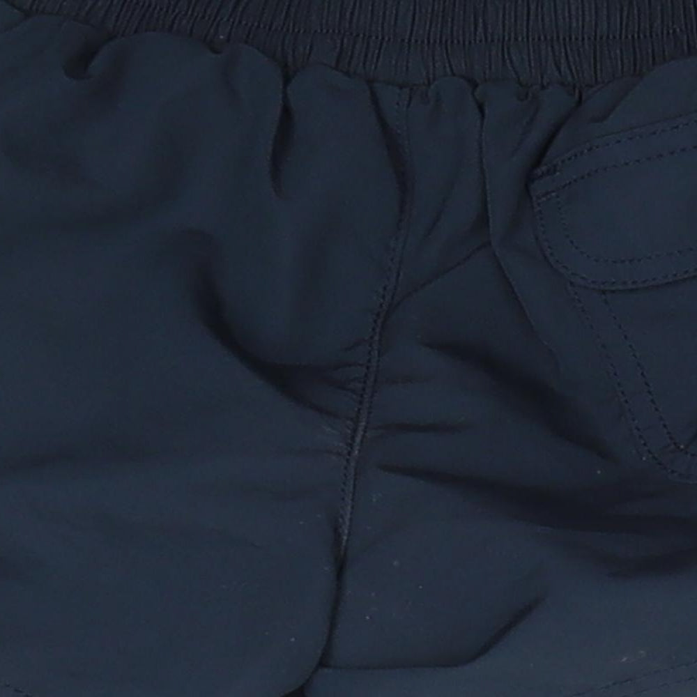 Lands' End Boys Blue Polyester Sweat Shorts Size 6-7 Years Regular