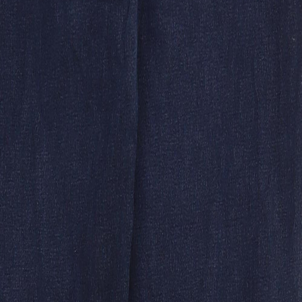 Marks and Spencer Womens Blue Cotton Jegging Jeans Size 37 in L31 in Regular