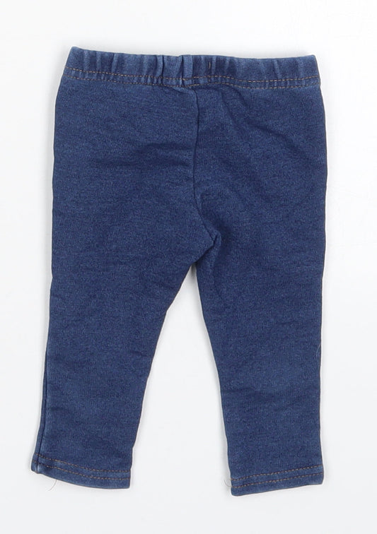 Primark Baby Blue Cotton Capri Jeans Size 3-6 Months