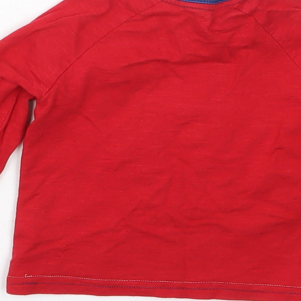 George Boys Red Cotton Cami Pyjama Top Size 6-9 Months - Disney Christmas