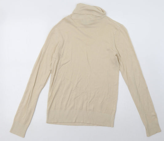 Matalan Womens Beige Viscose Pullover Sweatshirt Size 12 Pullover