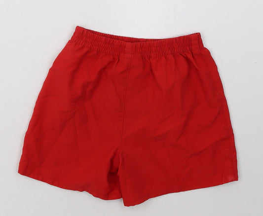 Reebok Boys Red Polyester Sweat Shorts Size 3-4 Years Regular - Liverpool Football Club