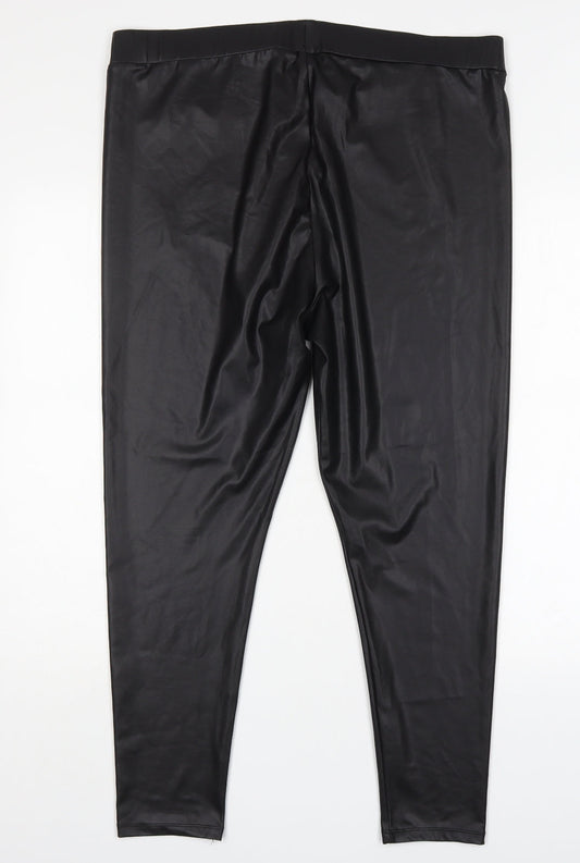 Primark Womens Black Polyester Jegging Jeans Size XL L28 in Regular