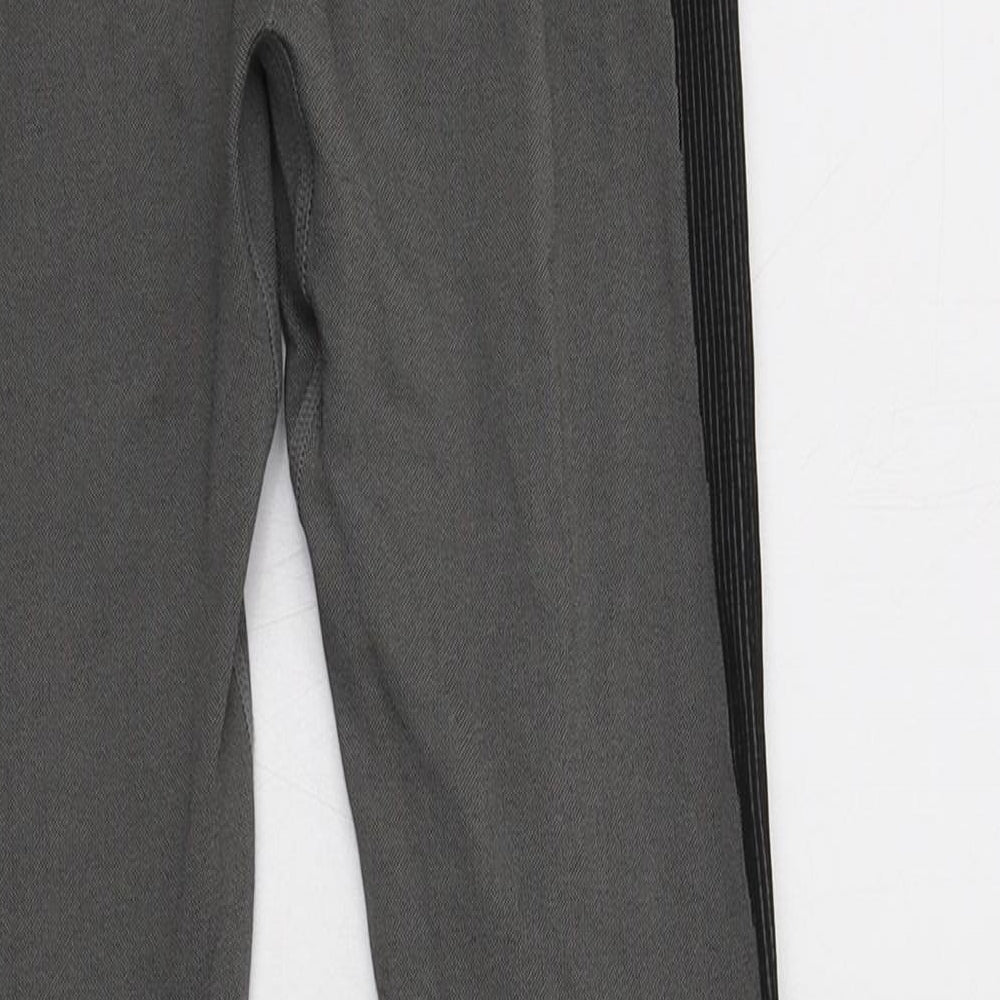 Soul & Courage Womens Grey Nylon Compression Leggings Size S L26 in Regular