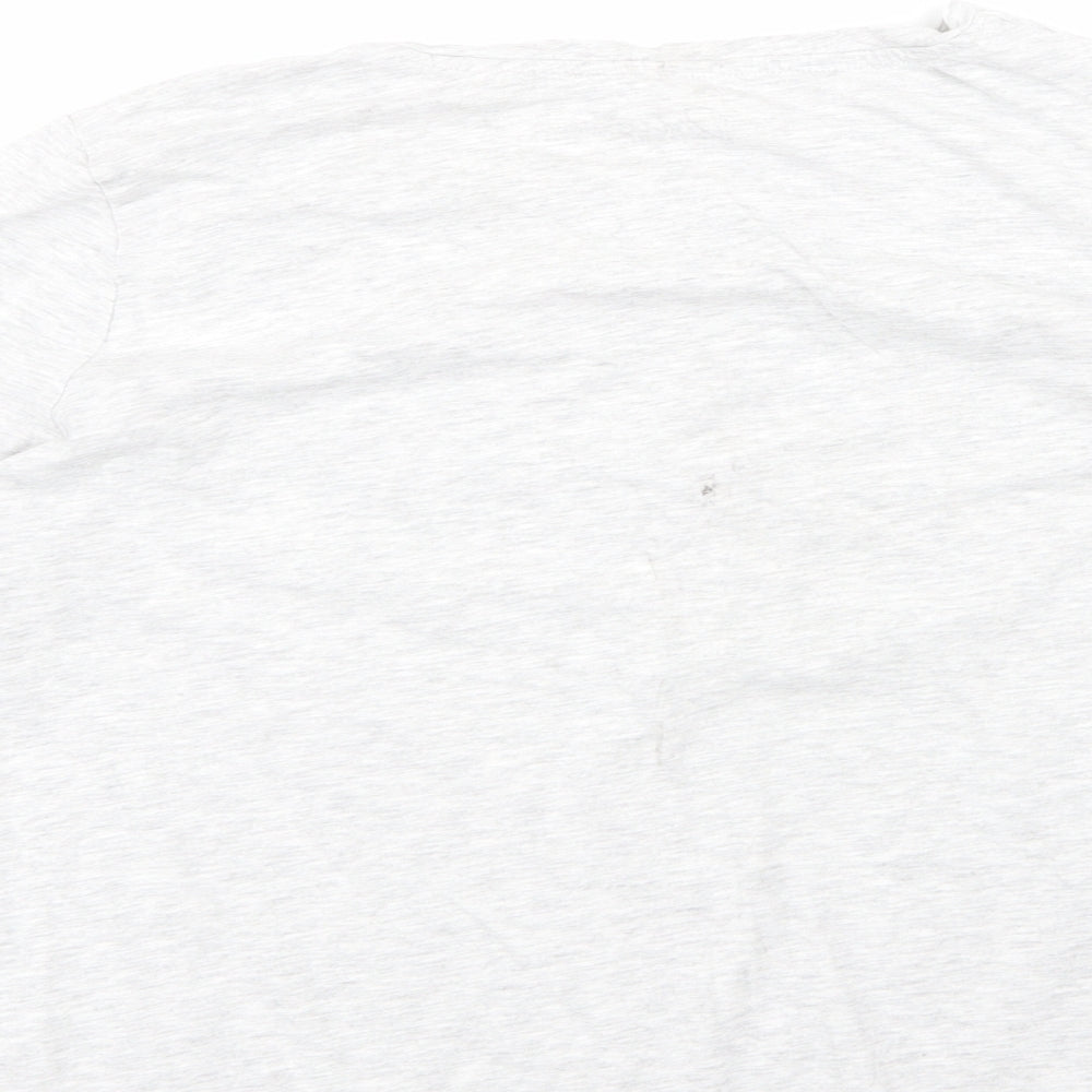 pretty Womens Grey Geometric Cotton Top Pyjama Top - CHRISMTAS