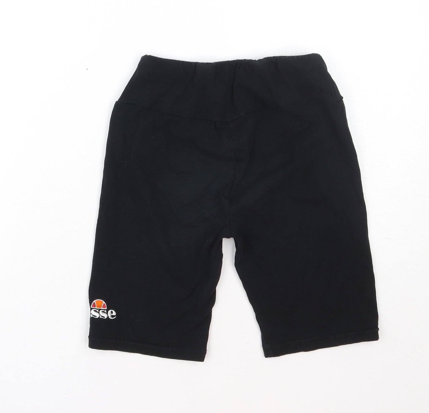 ellesse Womens Black  Cotton Biker Shorts Size XS L7 in Regular